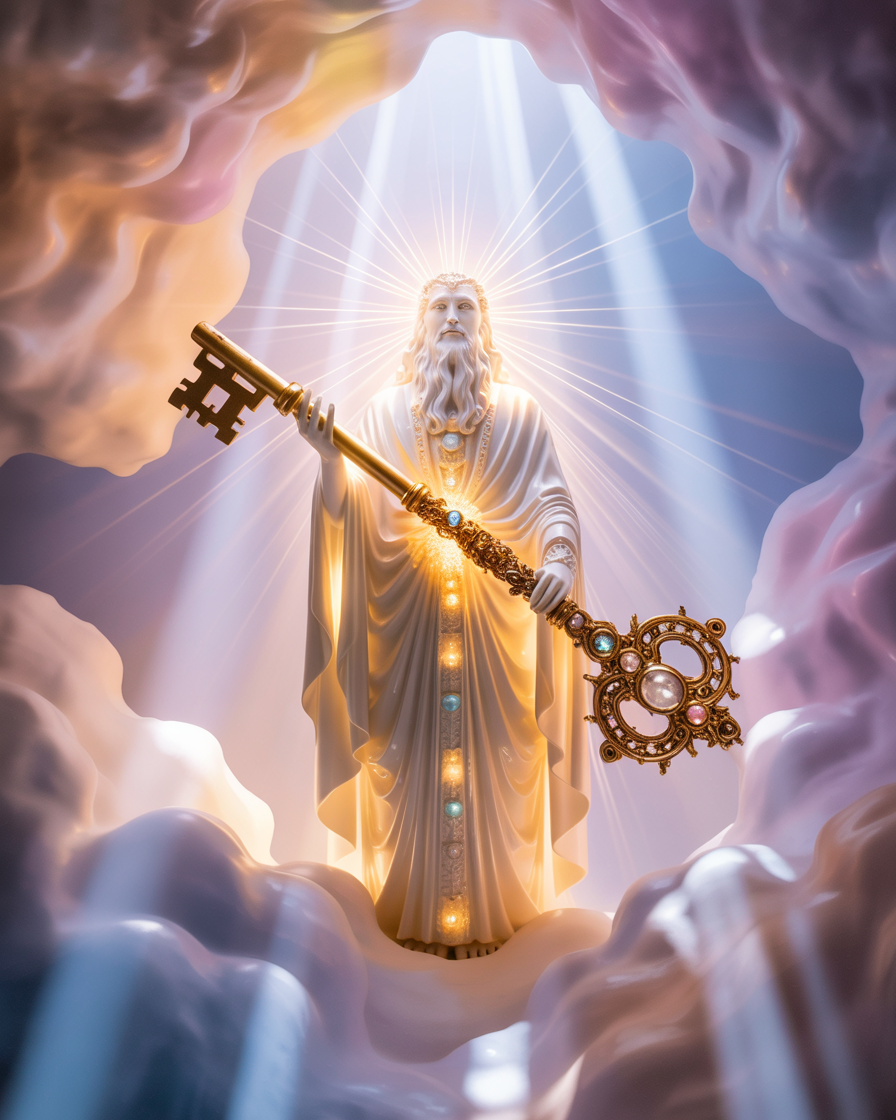 Figura luminosa espiritual