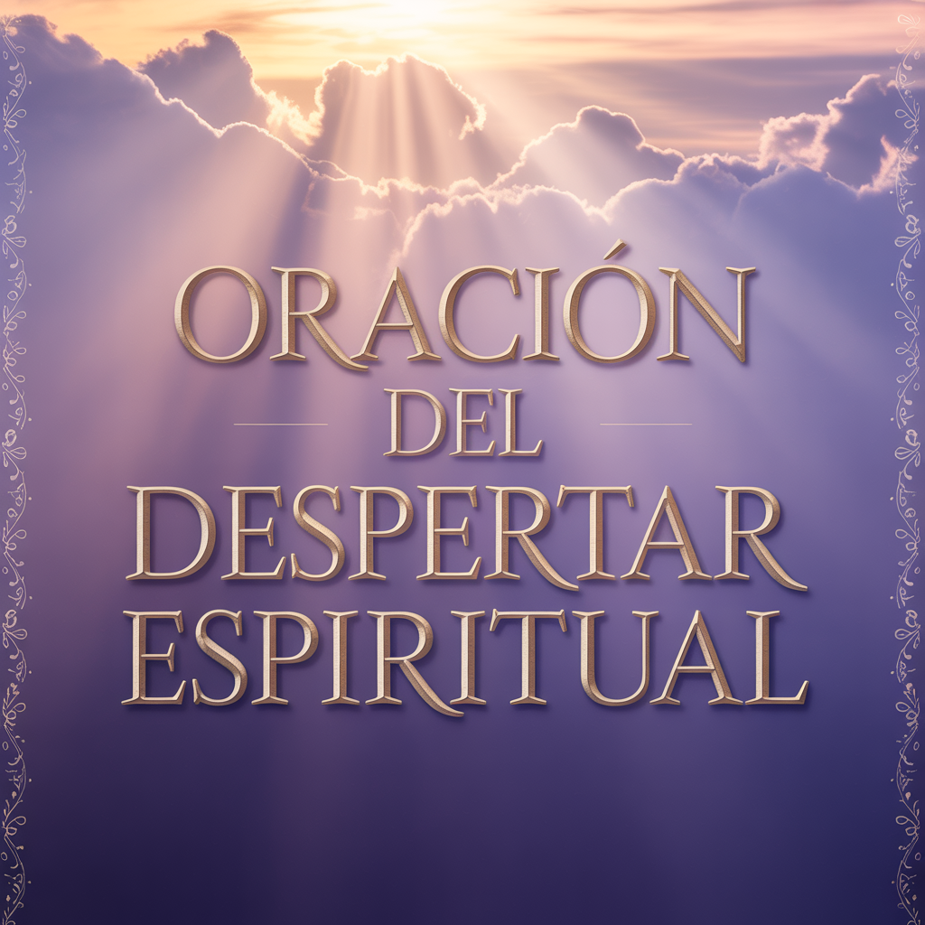 Portada de la oración